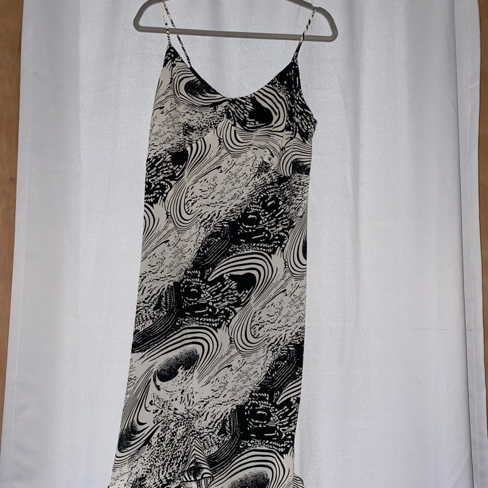 Black and White Maxi Summer Dress